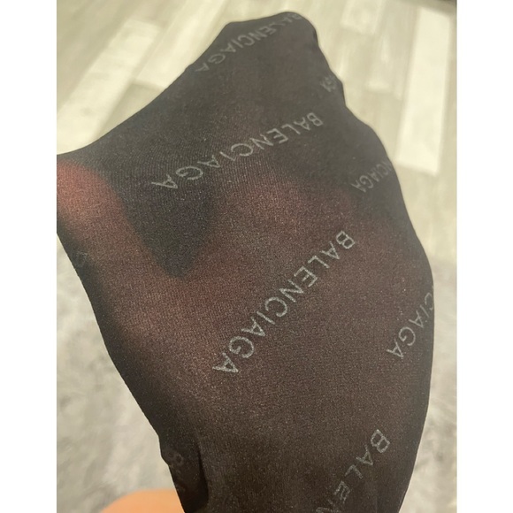 COPY - Black Diamond Logo Words BA Prints Nylon Women’s Pantyhose Stretchy Blac… - Picture 9 of 17